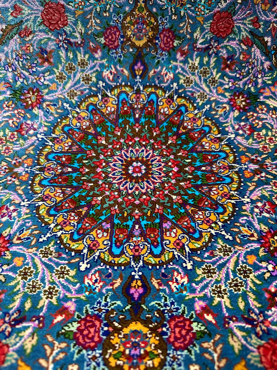 クム産シルクカーペット (90×60cm) RAZAVI工房