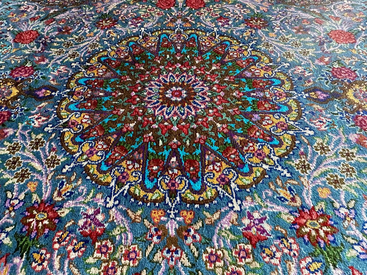 クム産シルクカーペット (90×60cm) RAZAVI工房