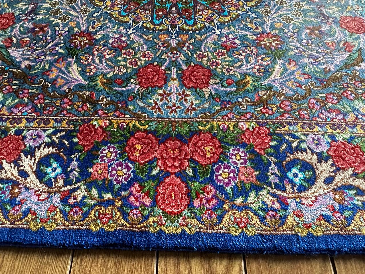 クム産シルクカーペット (90×60cm) RAZAVI工房
