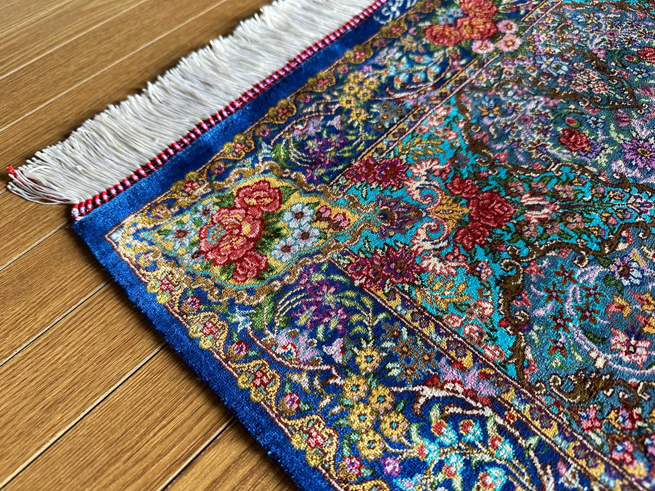 クム産シルクカーペット (90×60cm) RAZAVI工房