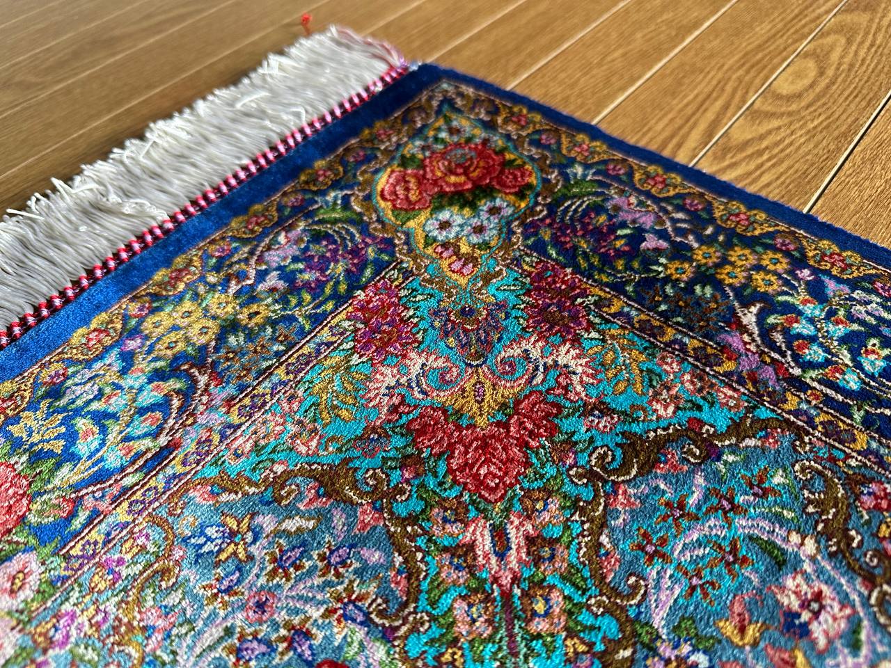 クム産シルクカーペット (90×60cm) RAZAVI工房