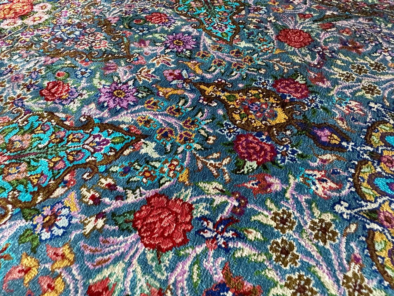 クム産シルクカーペット (90×60cm) RAZAVI工房