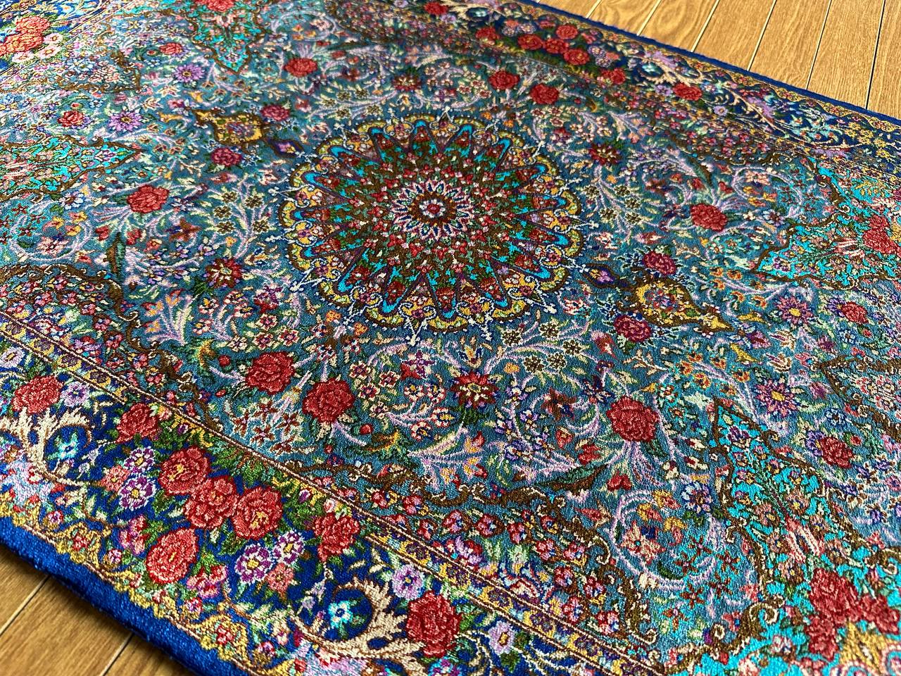 クム産シルクカーペット (90×60cm) RAZAVI工房