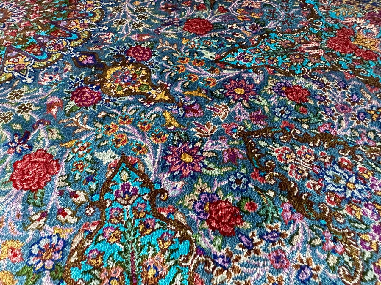 クム産シルクカーペット (90×60cm) RAZAVI工房