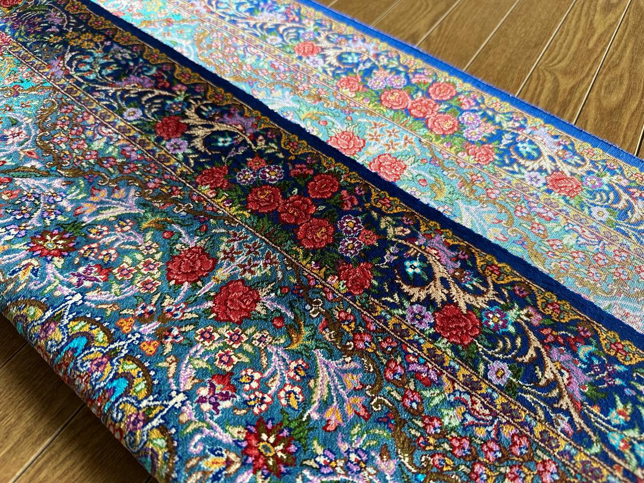 クム産シルクカーペット (90×60cm) RAZAVI工房