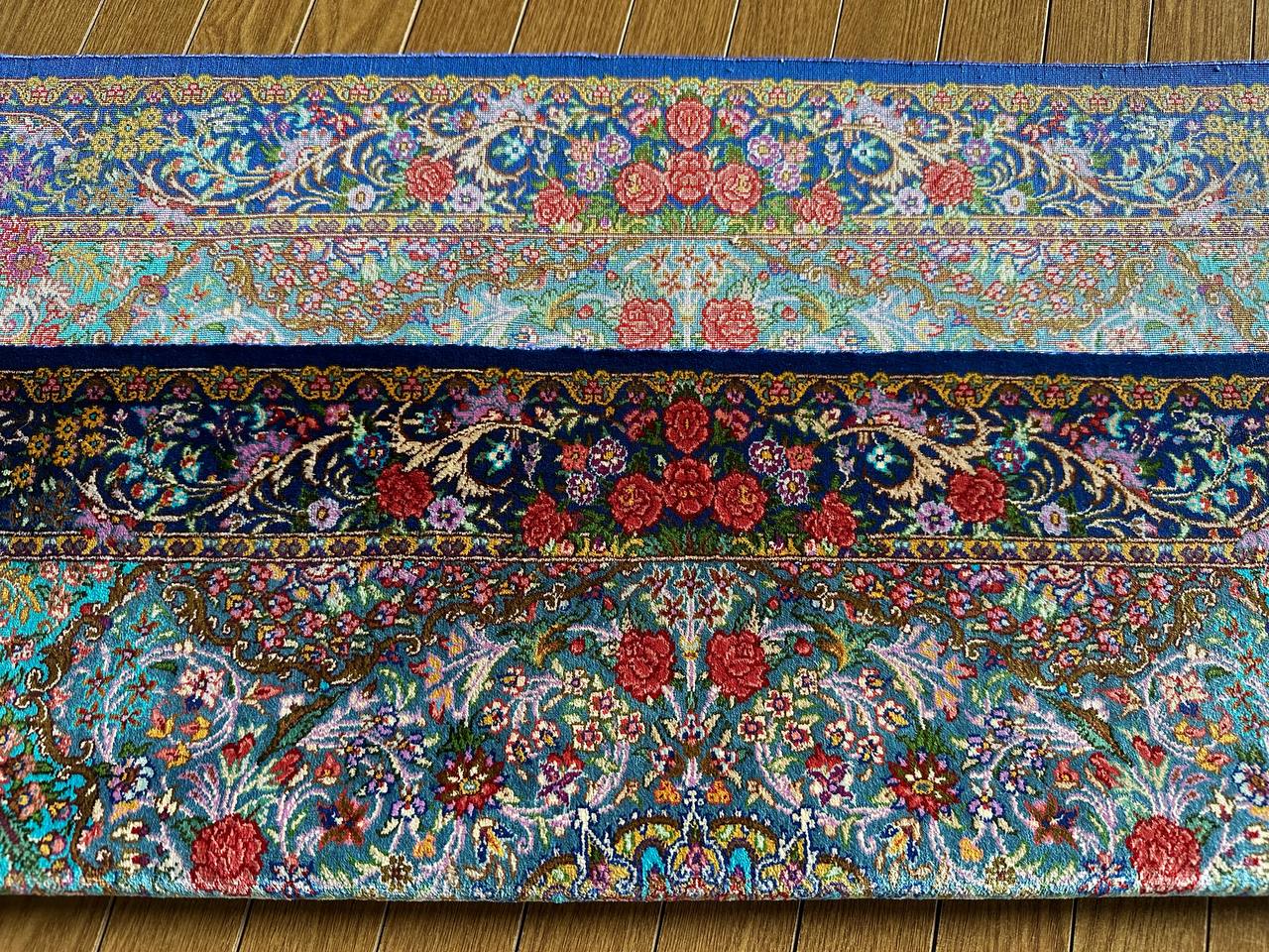 クム産シルクカーペット (90×60cm) RAZAVI工房