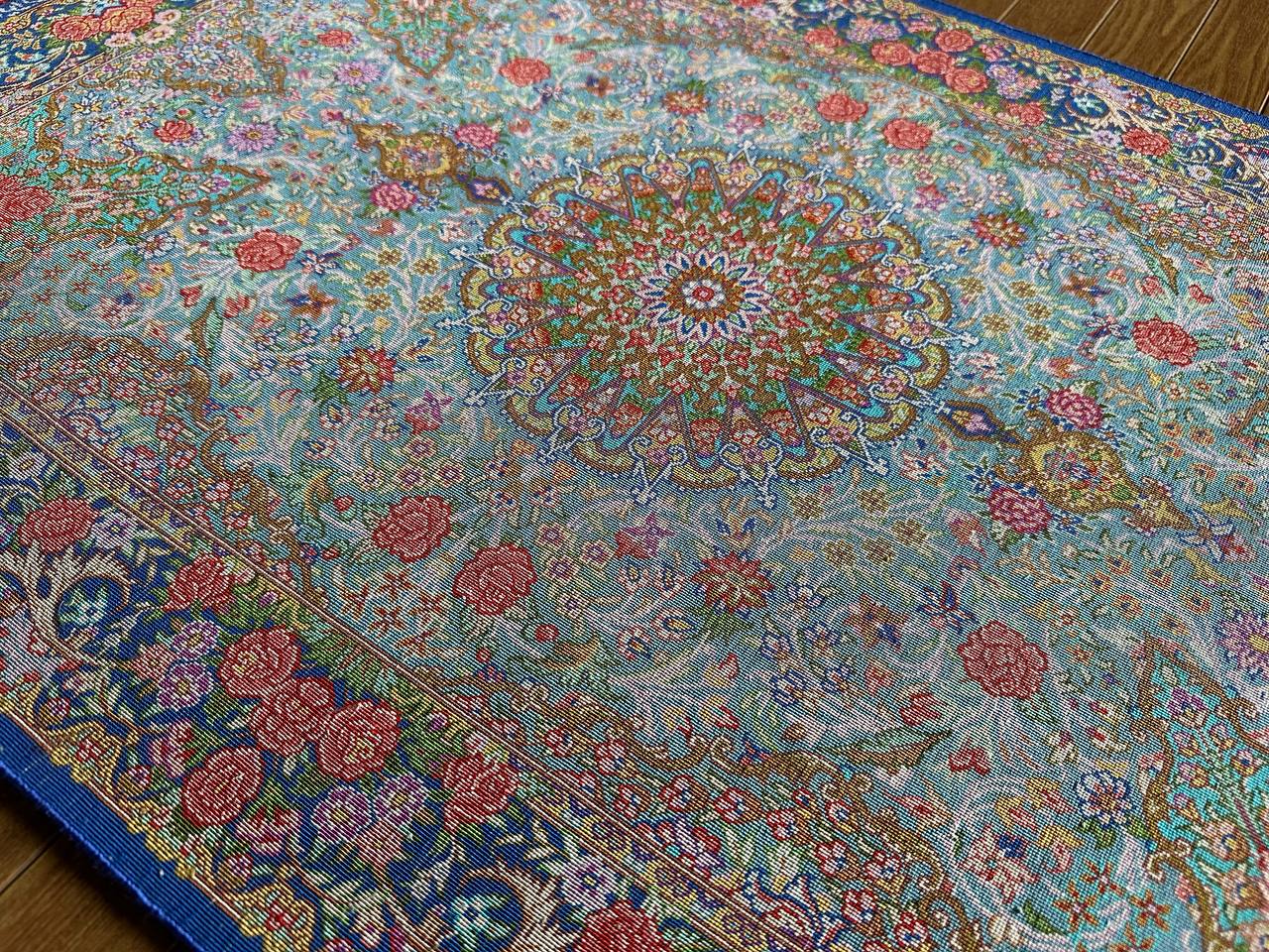クム産シルクカーペット (90×60cm) RAZAVI工房