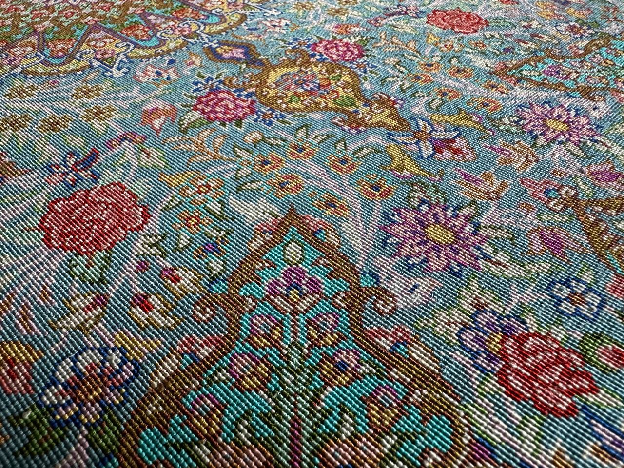 クム産シルクカーペット (90×60cm) RAZAVI工房