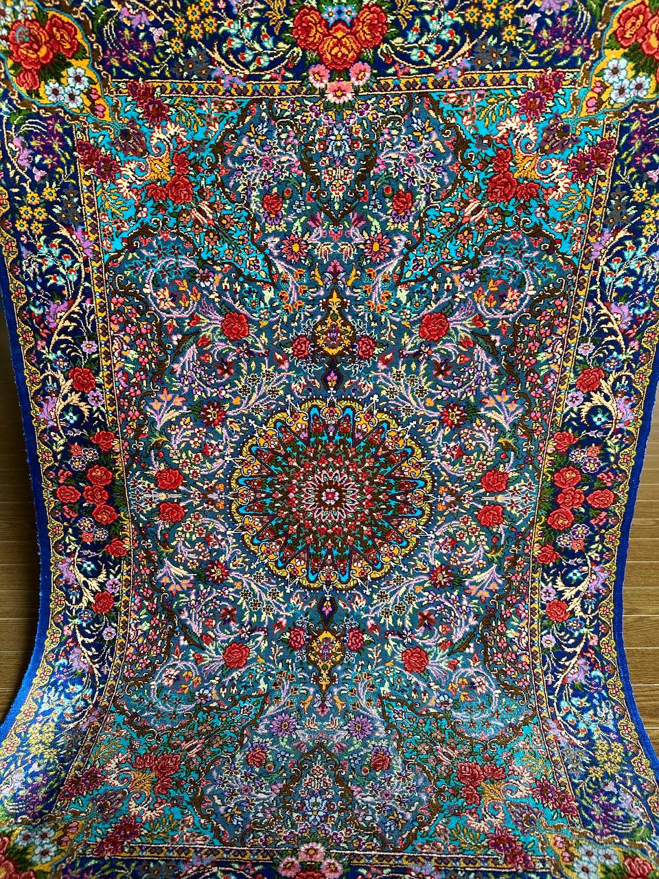 クム産シルクカーペット (90×60cm) RAZAVI工房