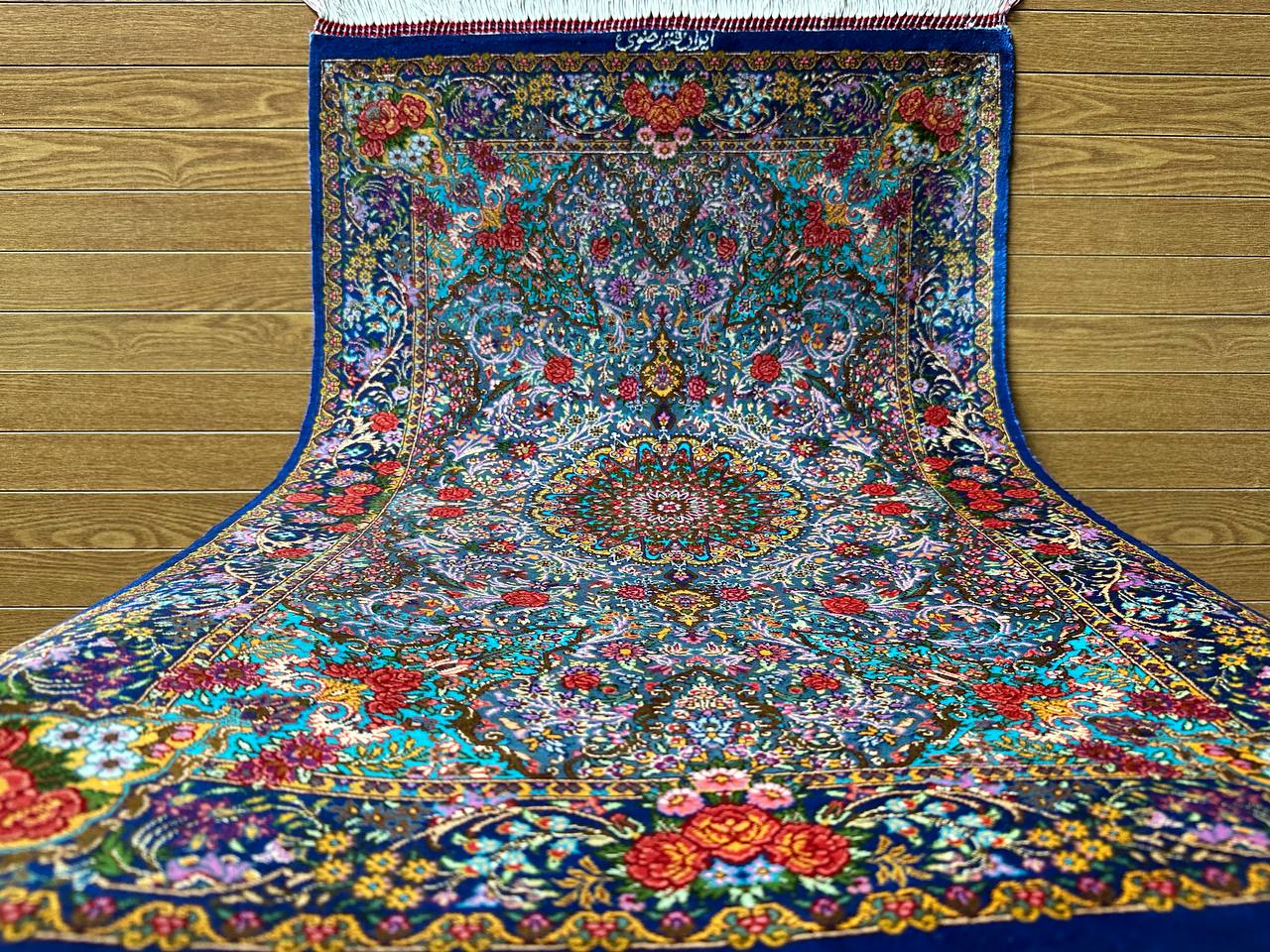 クム産シルクカーペット (90×60cm) RAZAVI工房