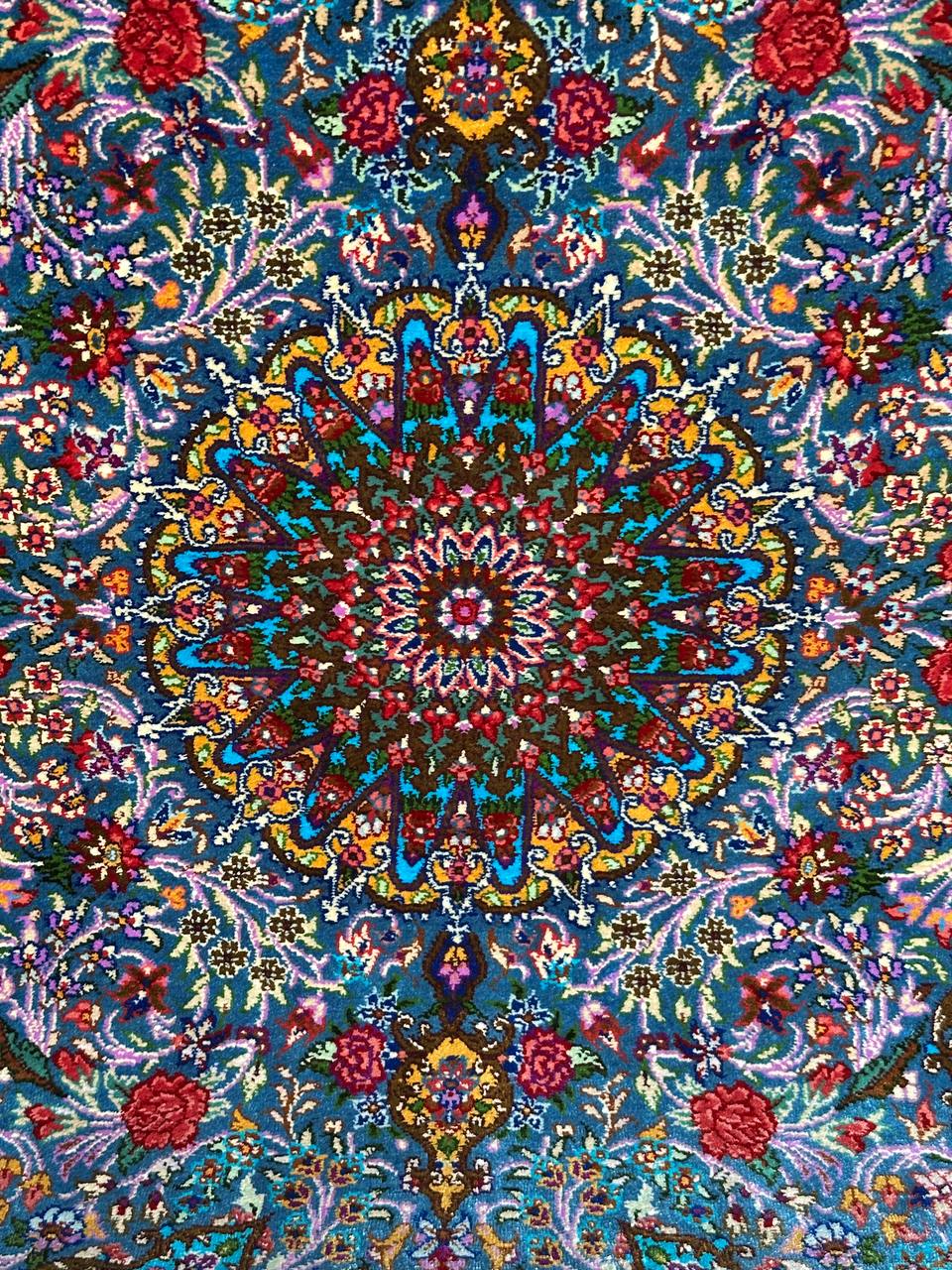 クム産シルクカーペット (90×60cm) RAZAVI工房