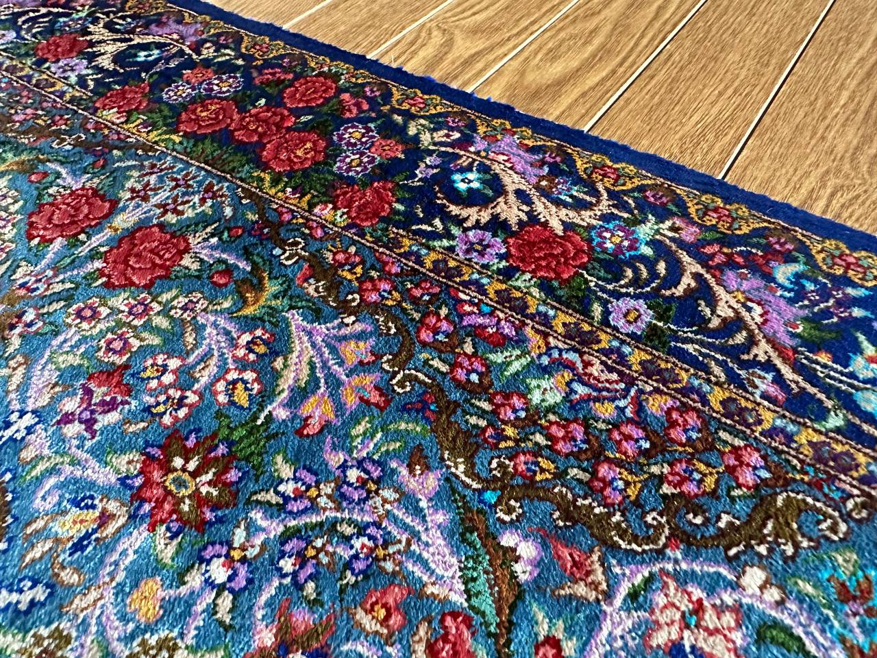 クム産シルクカーペット (90×60cm) RAZAVI工房