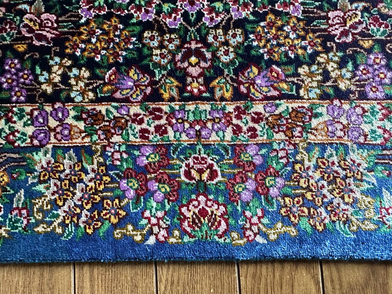 クム産シルクカーペット (90×60cm) MUSAVI工房