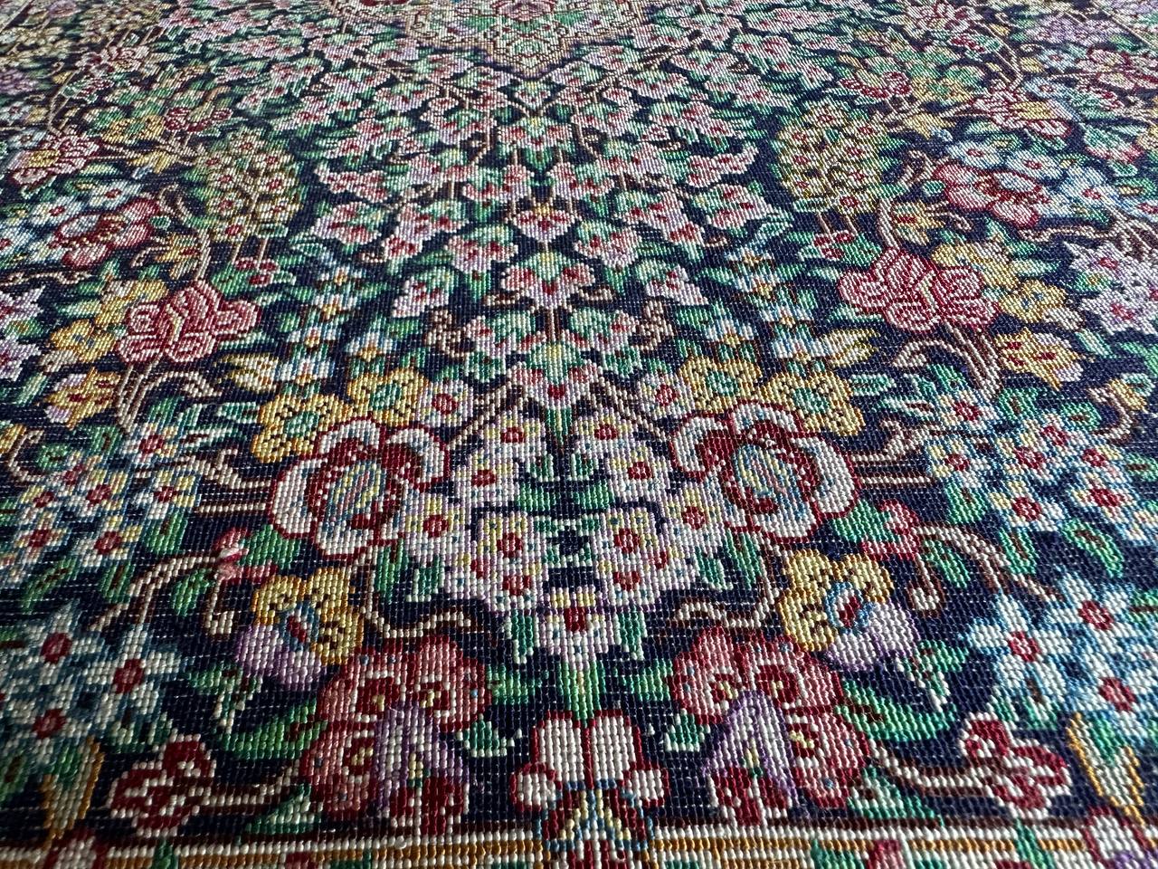 クム産シルクカーペット (90×60cm) MUSAVI工房
