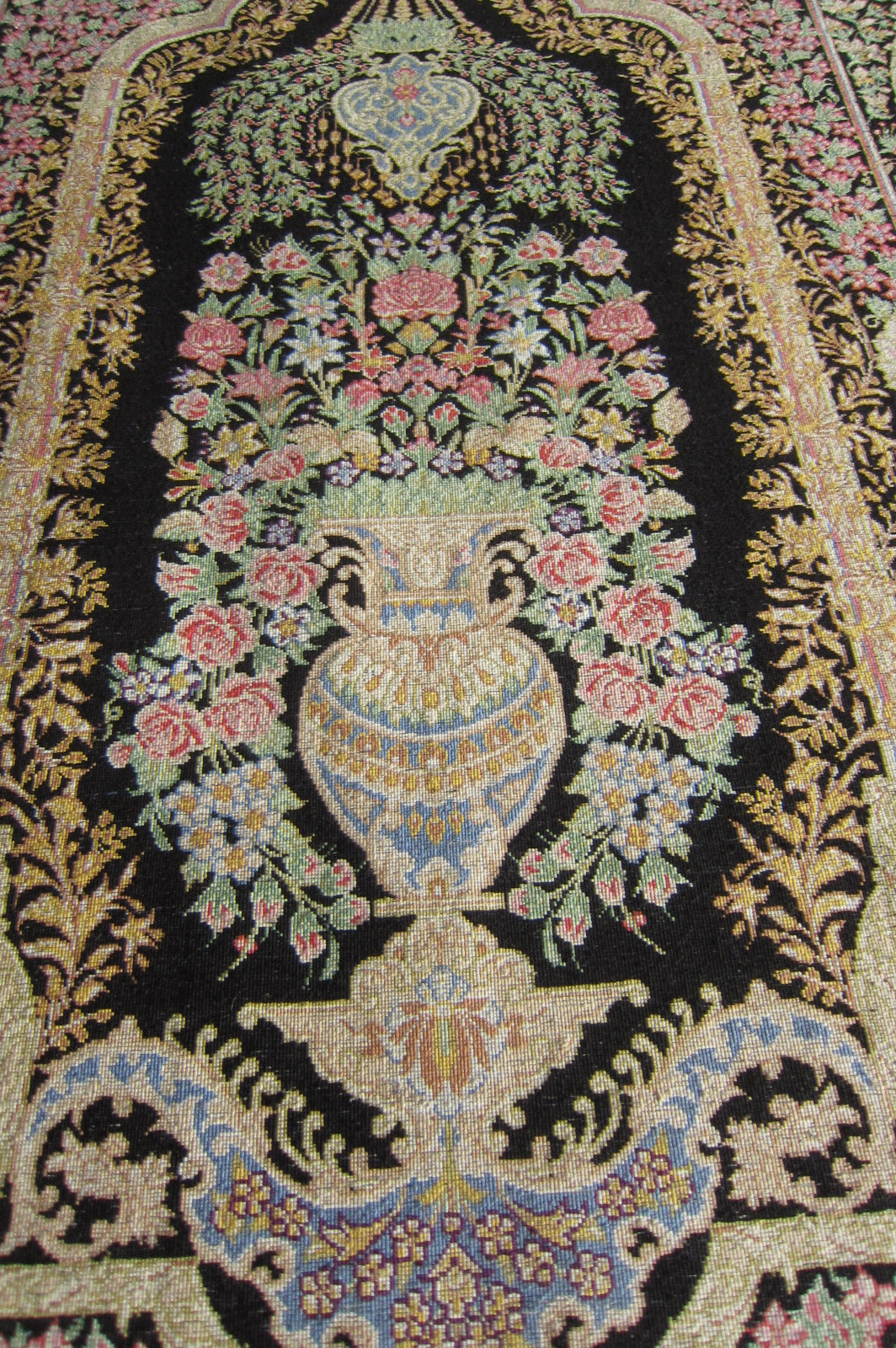 クム産シルクカーペット (90×60cm) SADEGHZADE工房