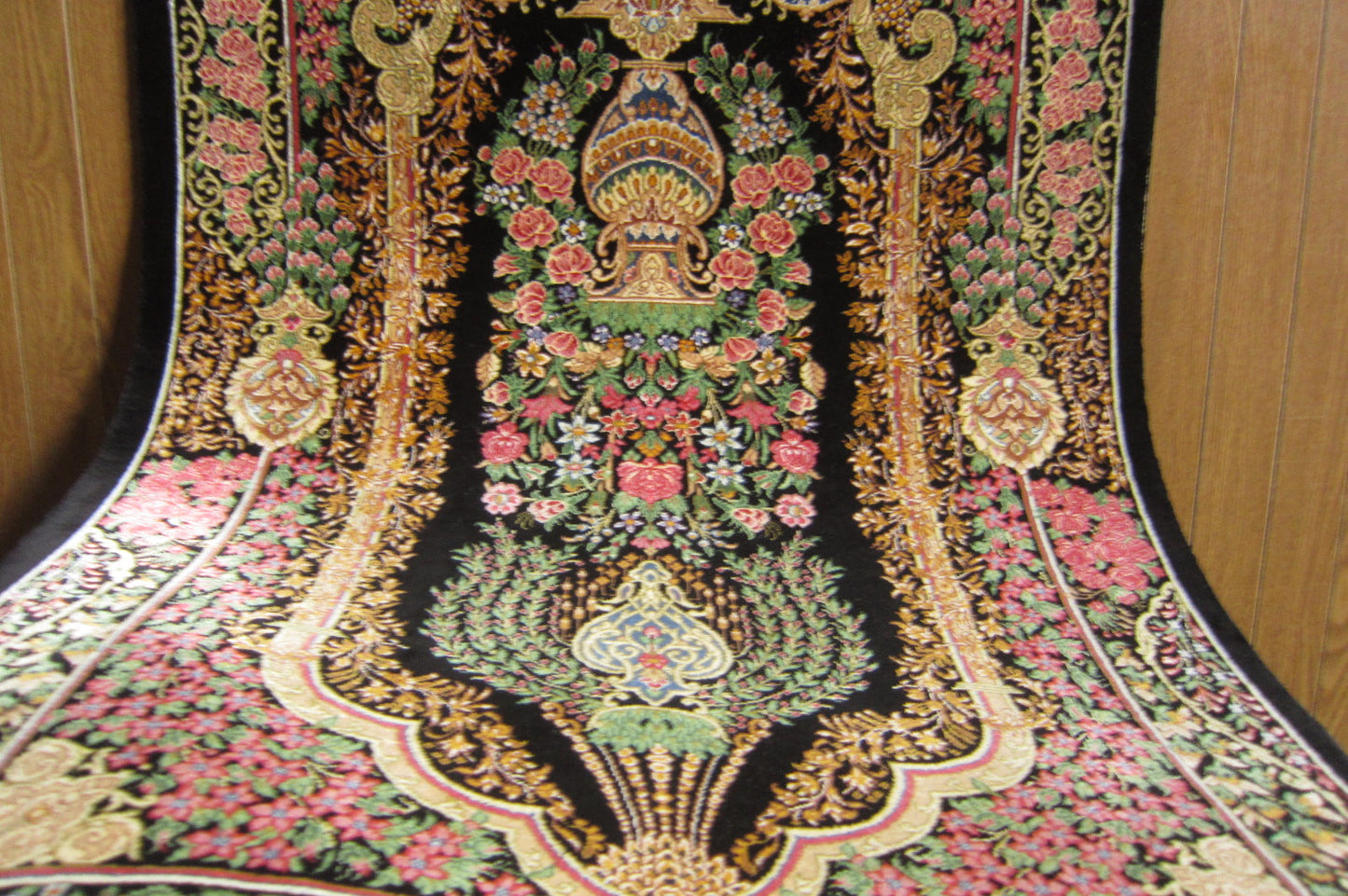 クム産シルクカーペット (90×60cm) SADEGHZADE工房