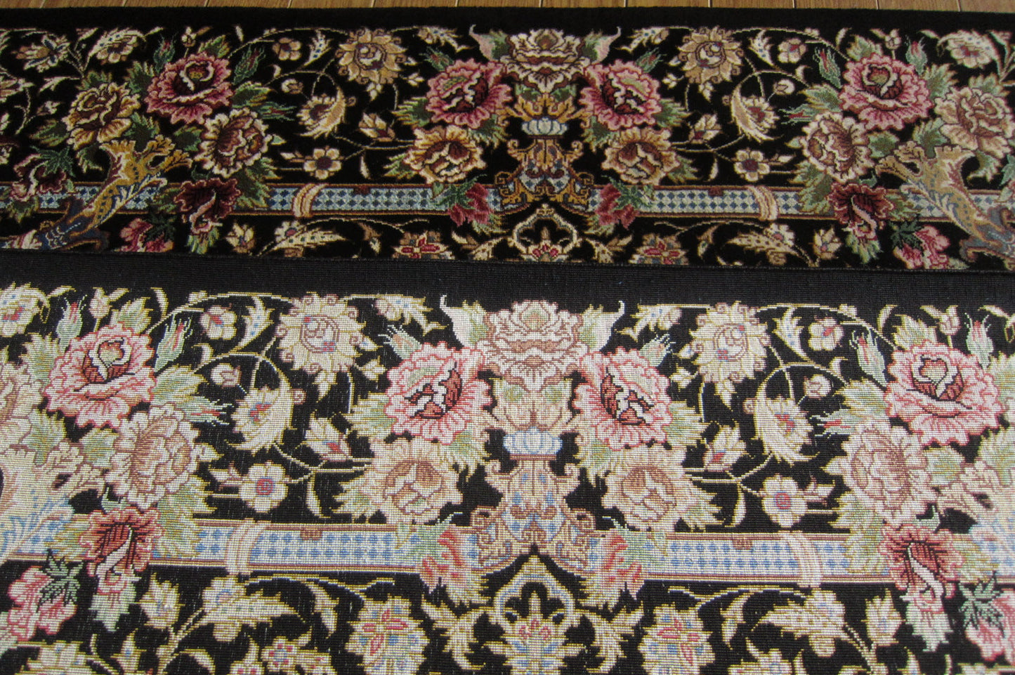 クム産 SARAIAN シルクカーペット (123×80cm)