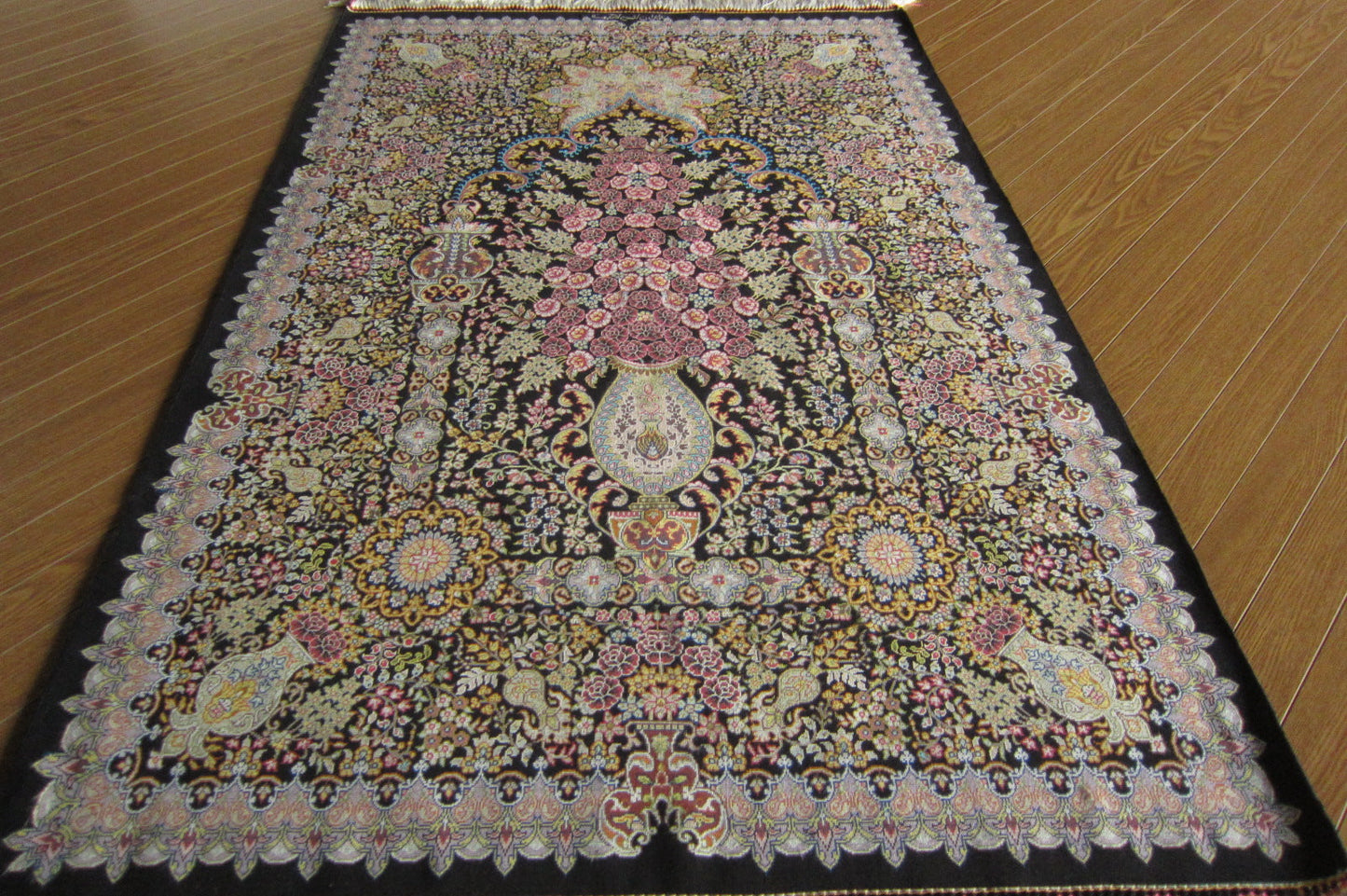 クム産シルクカーペット (120×80cm)