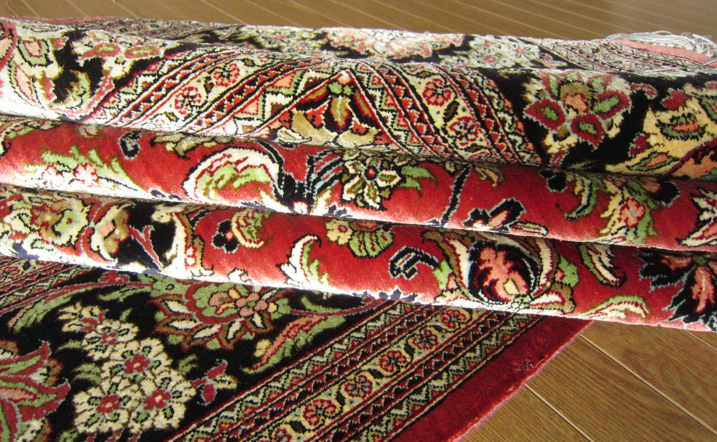 クム産シルクカーペット (213×139cm)