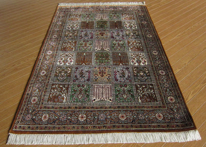 クム産シルクカーペット (115×78cm)