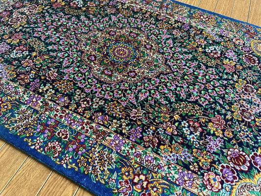 クム産シルクカーペット (90×60cm) MUSAVI工房