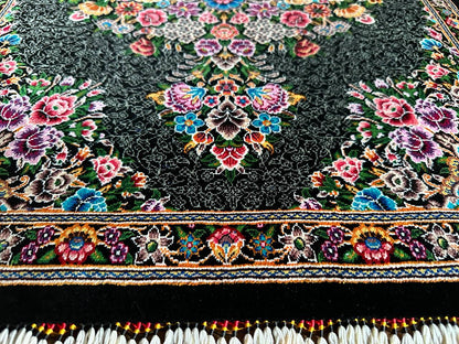 クム産シルクカーペット (90×60cm) KEYVAN工房