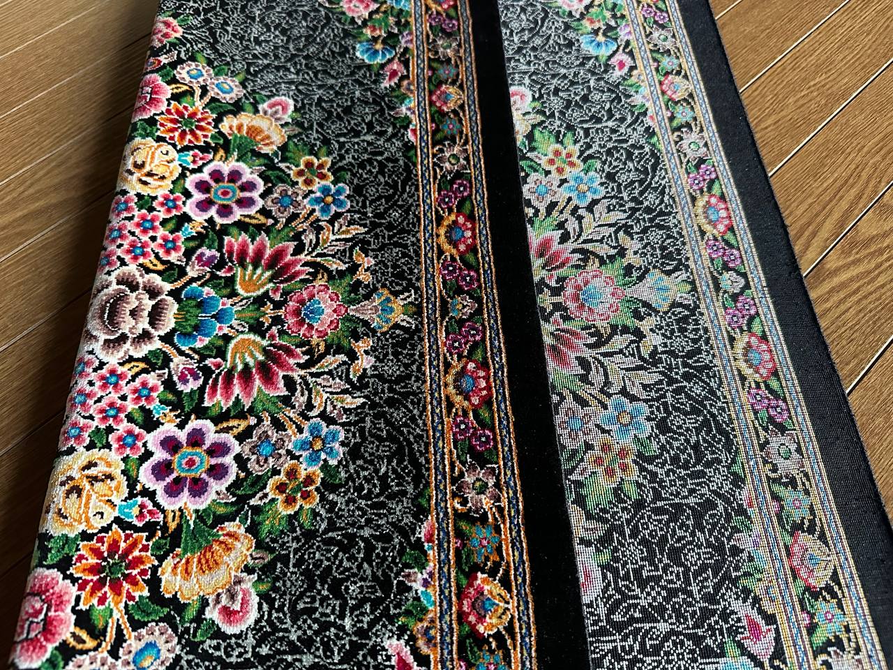 クム産シルクカーペット (90×60cm) KEYVAN工房