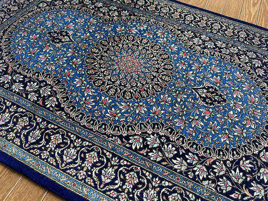 クム産シルクカーペット (90×60cm) MUSAVI工房