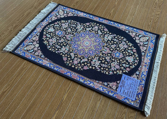 クム産シルクカーペット (90×60cm) REZAII工房