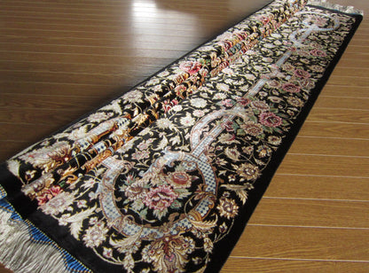 クム産 SARAIAN シルクカーペット (123×80cm)