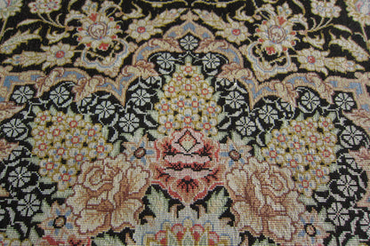 クム産 SARAIAN シルクカーペット (123×80cm)