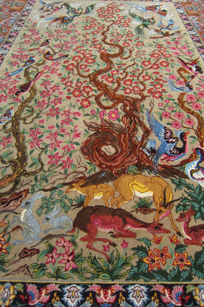 イスファハン産カーペット (165×110cm)