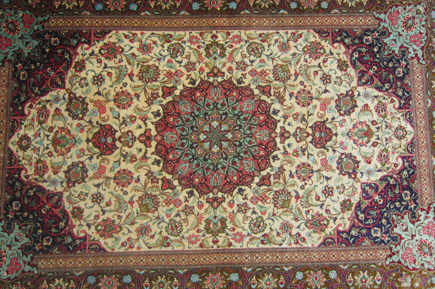 クム産シルクカーペット (150×100cm)