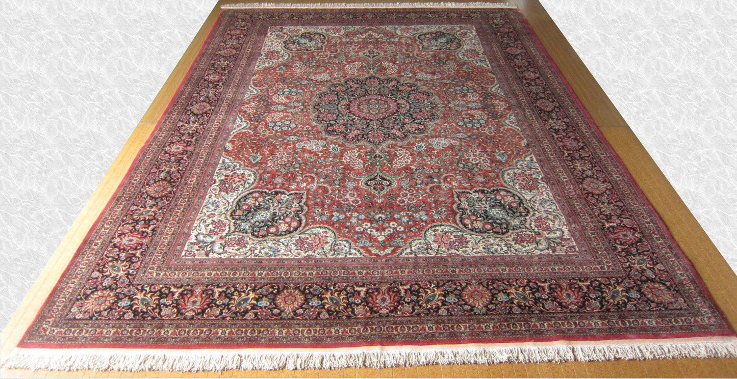 クム産シルクカーペット (406×310cm)