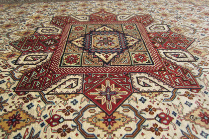 クム産 AHMADI シルクカーペット (196×126cm)