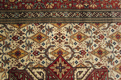 クム産 AHMADI シルクカーペット (196×126cm)