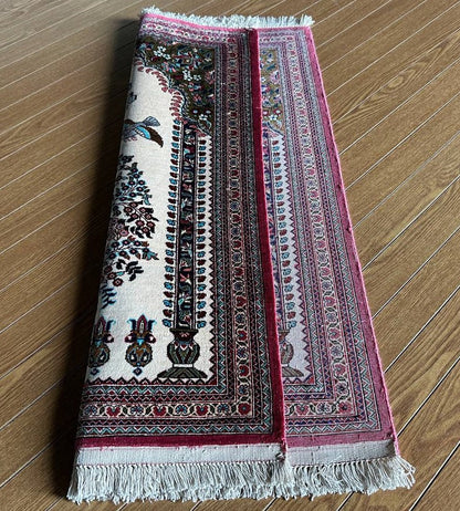 クム産シルクカーペット (75×55cm)