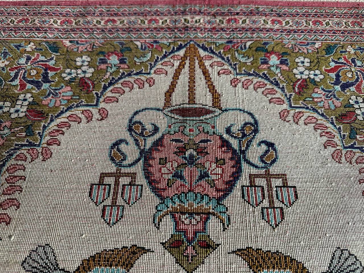 クム産シルクカーペット (75×55cm)