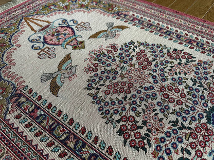 クム産シルクカーペット (75×55cm)