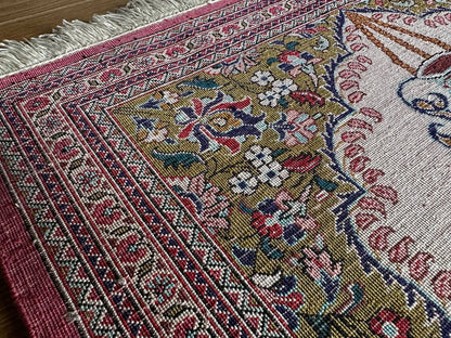 クム産シルクカーペット (75×55cm)